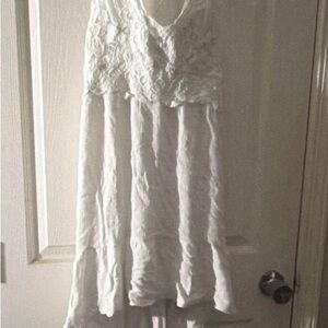 Vine and Valley White Lace Bodice Sundress